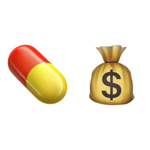 💊💰 Emoji Domain iOS rendering